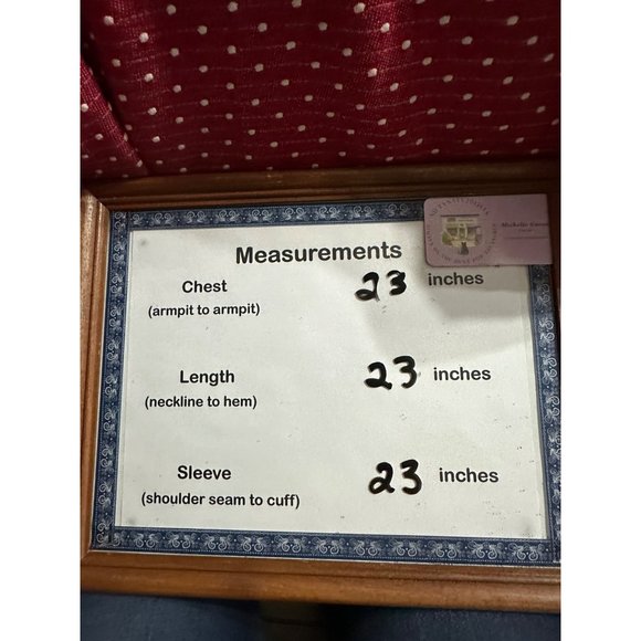 Coldwater Creek size XL 100% cotton red Swiss dot cropped long sleeve top - Picture 7 of 7